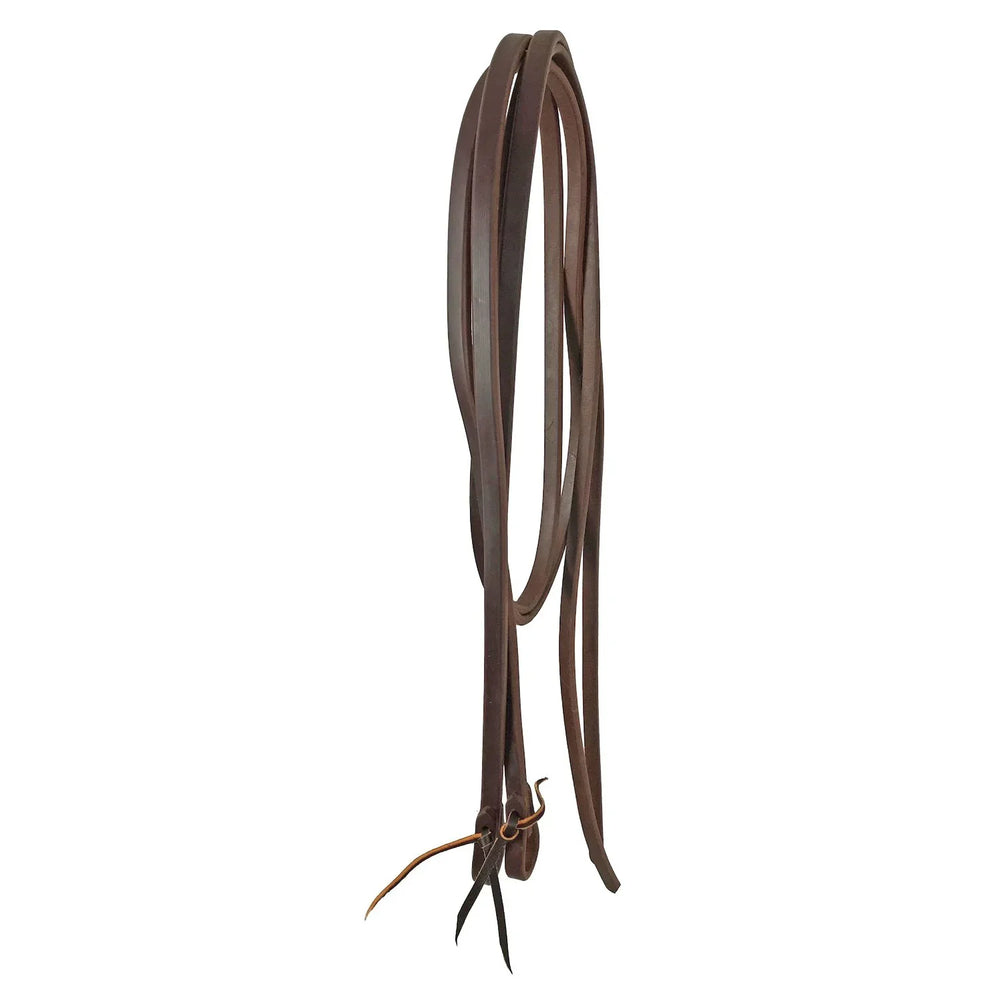 Pool's heavy end deep oil leather reins 1.3 cm x 2.20 m RE 00056