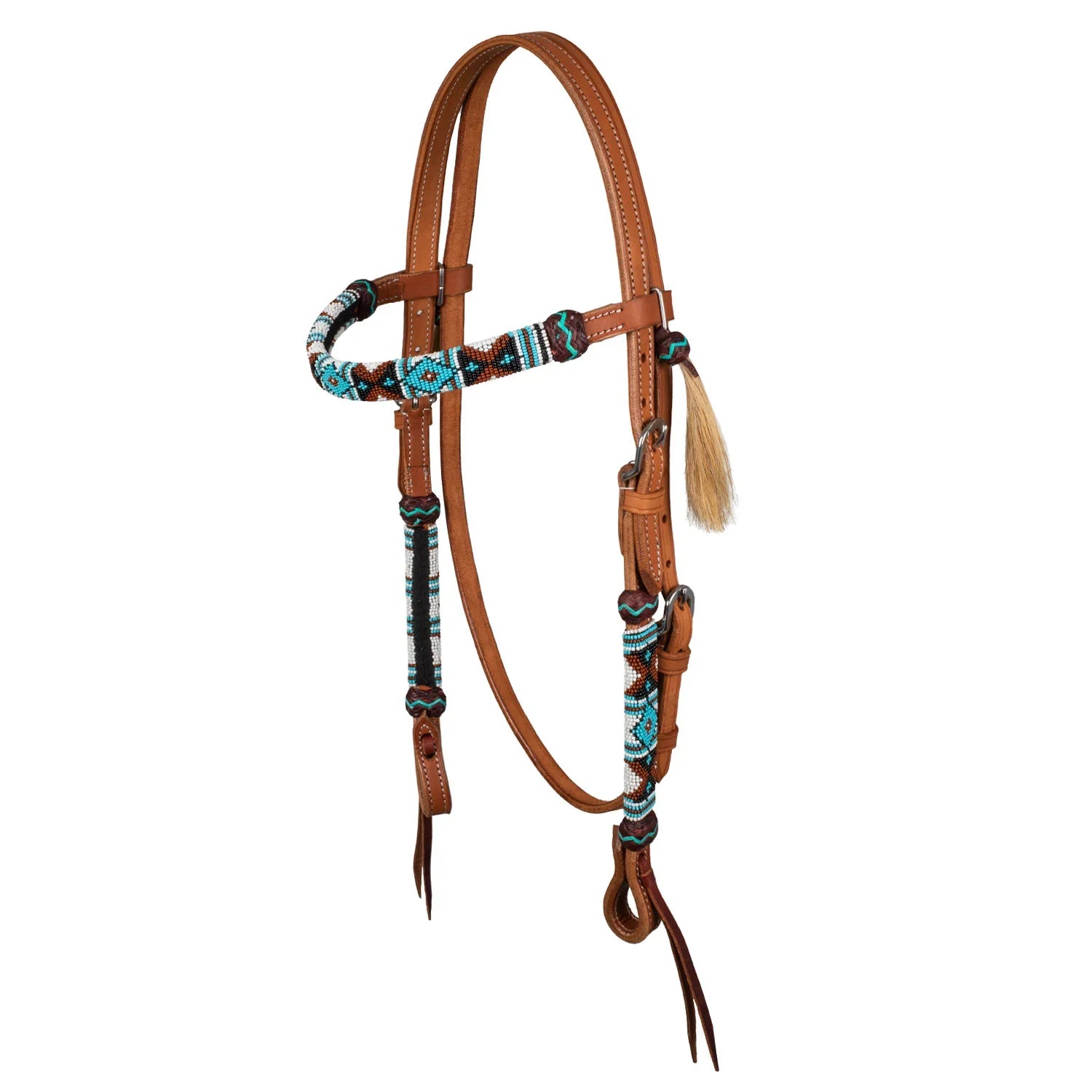 Pool's navajo pearls western bridle PLH 01009