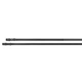 Passier leather reins with one side rubber with hook studs