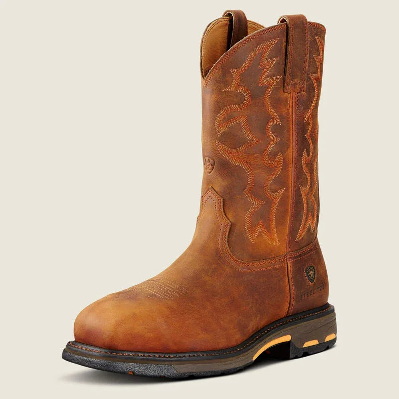 Ariat workhog Australia wide square toe steel toe work boot for men