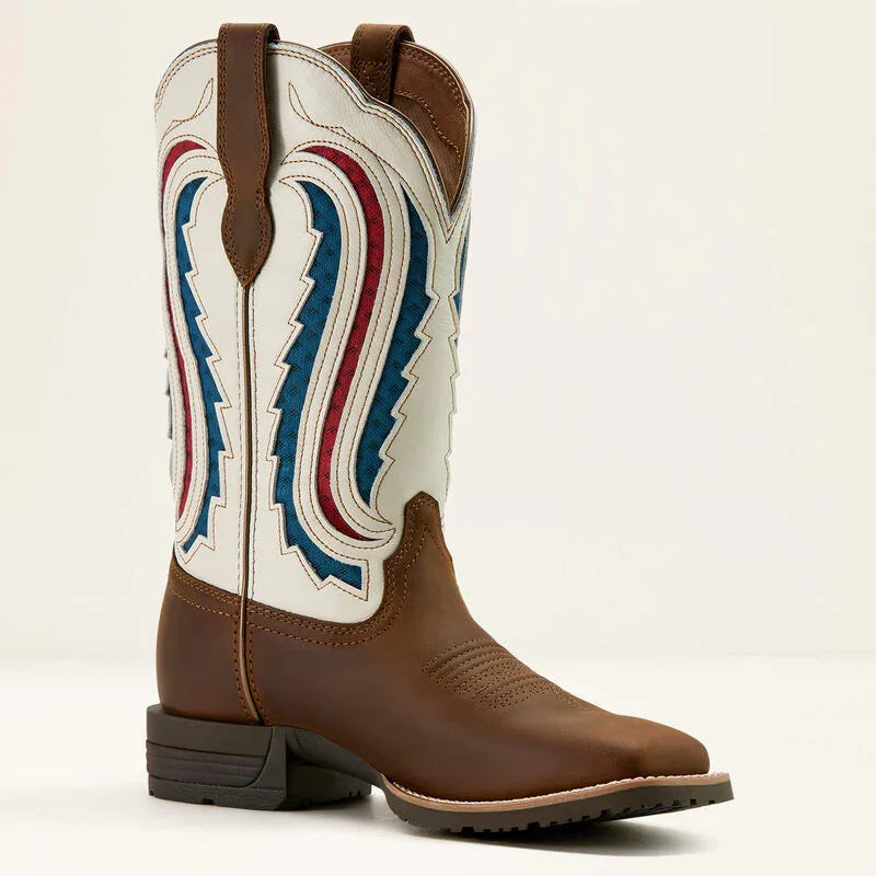 Ariat hybrid ranchwork Venttek 360 western boot for ladies