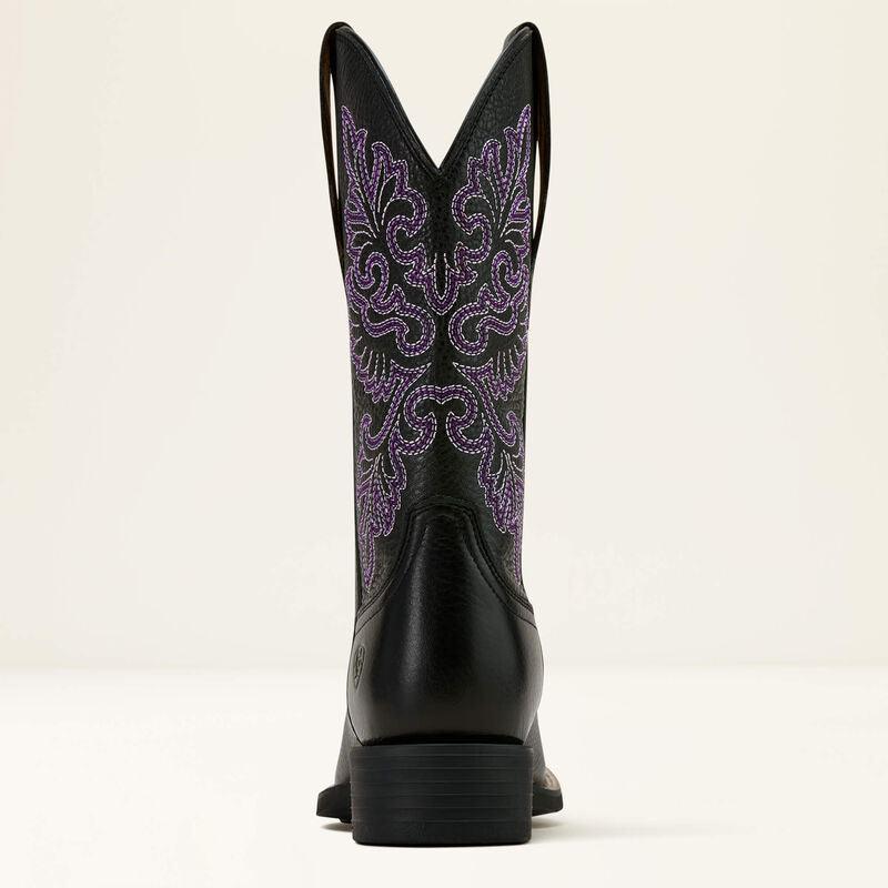 Ariat Round up wide square toe stretchfit Westernlaars voor dames