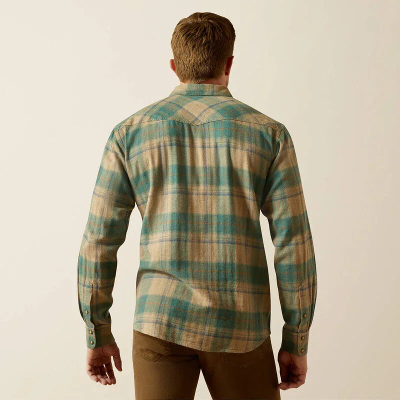 Ariat huxlee retro fit western shirt for men
