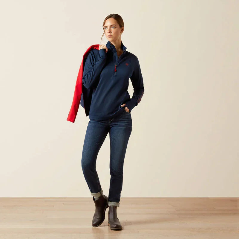 Ariat team EQ 1/2 zip pullover for ladies