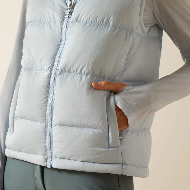 Ariat ultra puff down vest for ladies