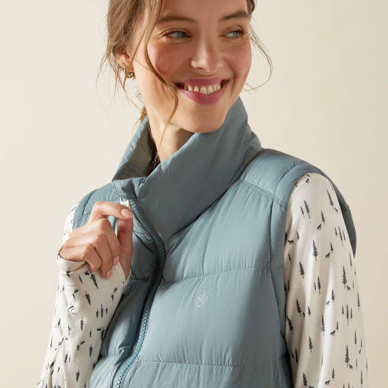 Ariat ultra puff down vest for ladies