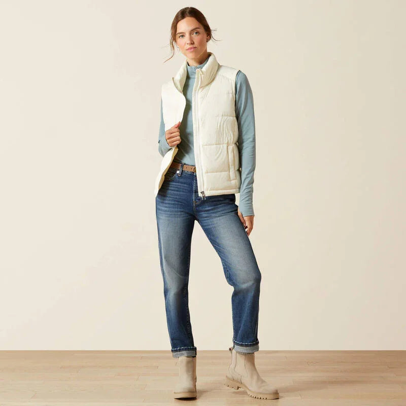 Ariat ultra puff down vest for ladies