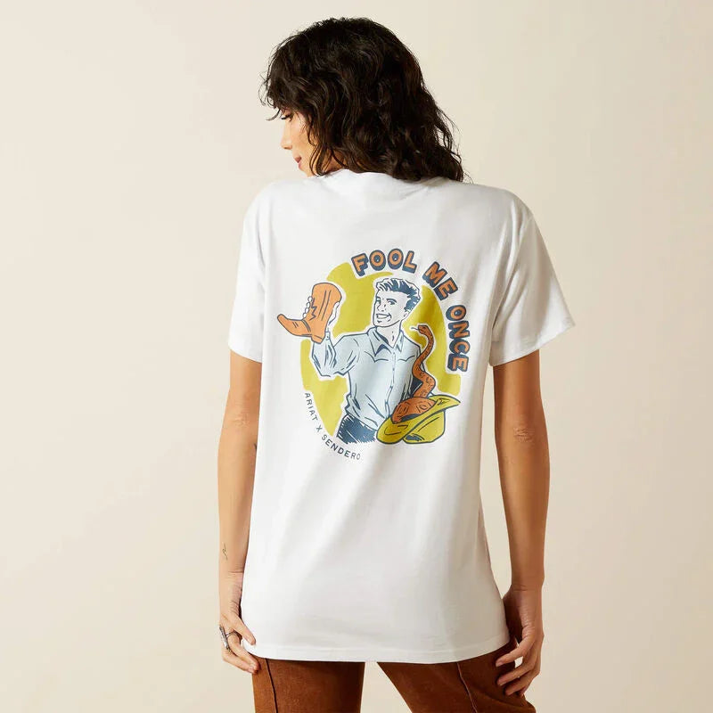 Ariat sendero fool me once T- shirt for men