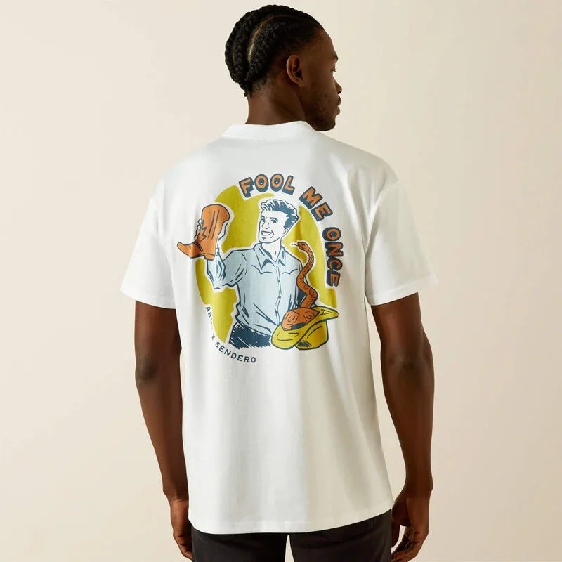 Ariat sendero fool me once T- shirt for men