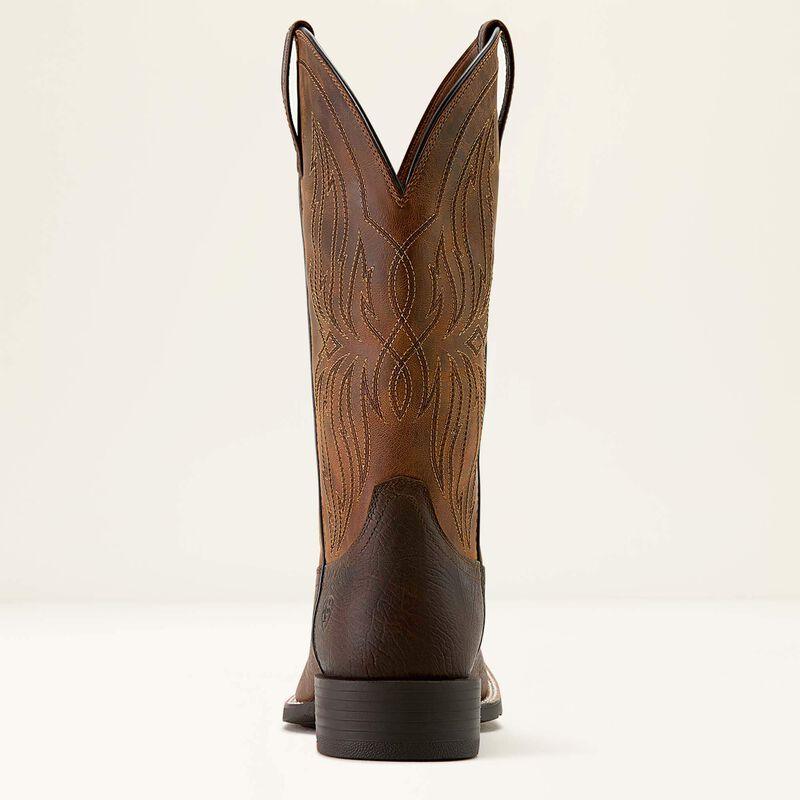 Ariat Sport Rustler wide square toe western boot for men