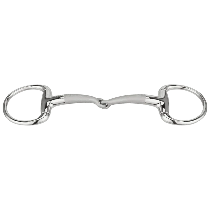 Herm. Sprenger SATINOX Eggbutt bradoon 14 mm single jointed - Stainless steel 40369