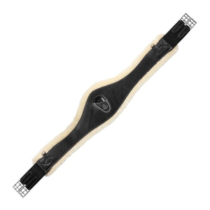 Acavallo jumping girth leather & removable faux sheepskin AC 9425