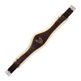 Acavallo jumping girth leather & removable faux sheepskin AC 9425
