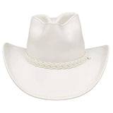 American hat makers Blizzard | White Leather Cowboy Hat