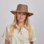 American hat makers Gorge | Leder-Cowboyhut für Herren mit Lederhutband