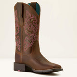 Ariat Round up wide square toe stretchfit Westernlaars voor dames