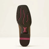 Ariat Round up wide square toe stretchfit Westernlaars voor dames