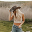 American hat makers Hollywood | Leder-Cowgirlhut für Damen