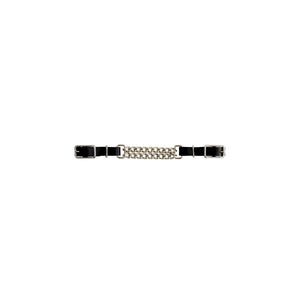 Lakota leather curb double chain MO00198