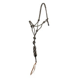 Pool's knotted rope halter with lead PLH03017