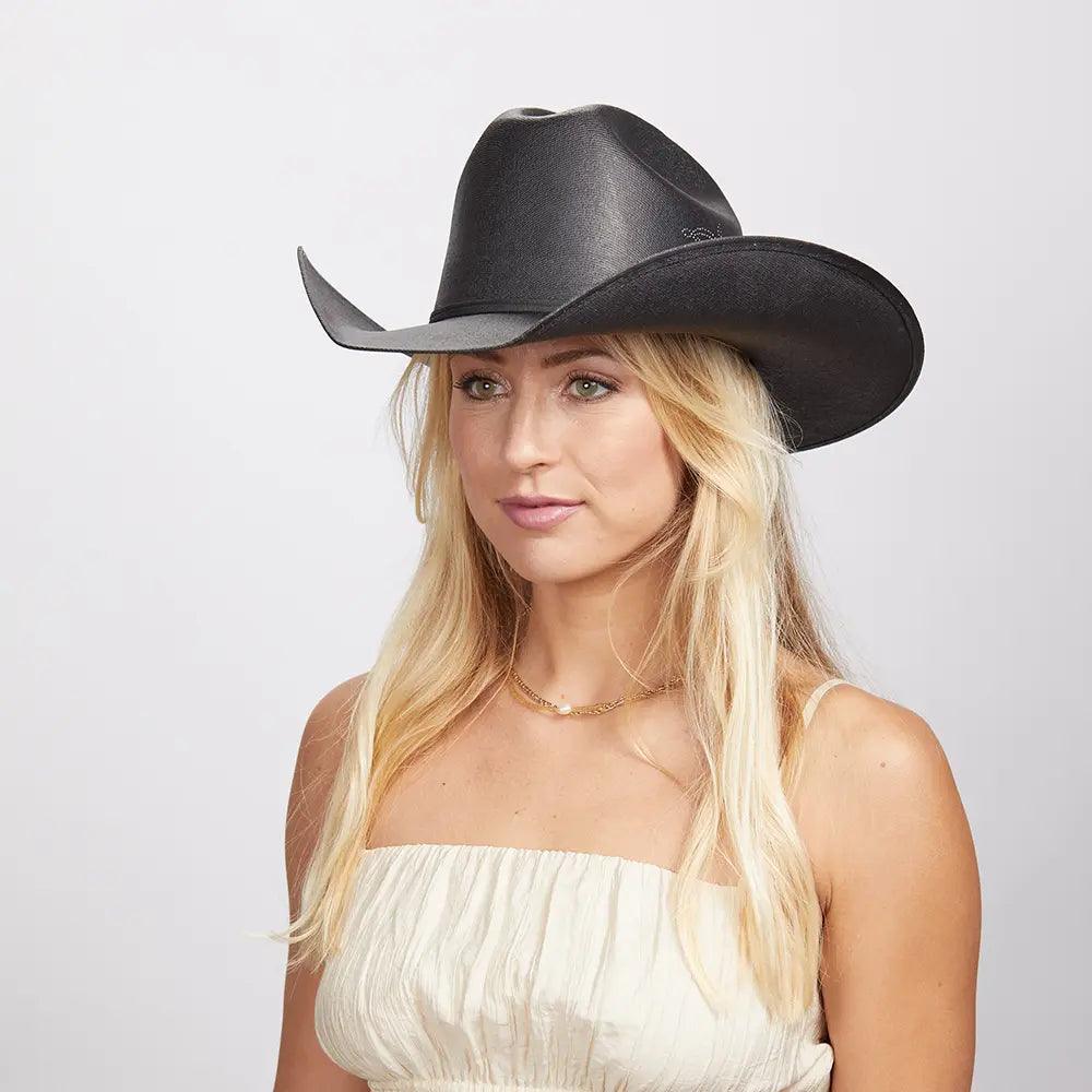 American hat makers Pioneer | Western-Cowgirl-Hut aus Canvas-Baumwolle für Damen