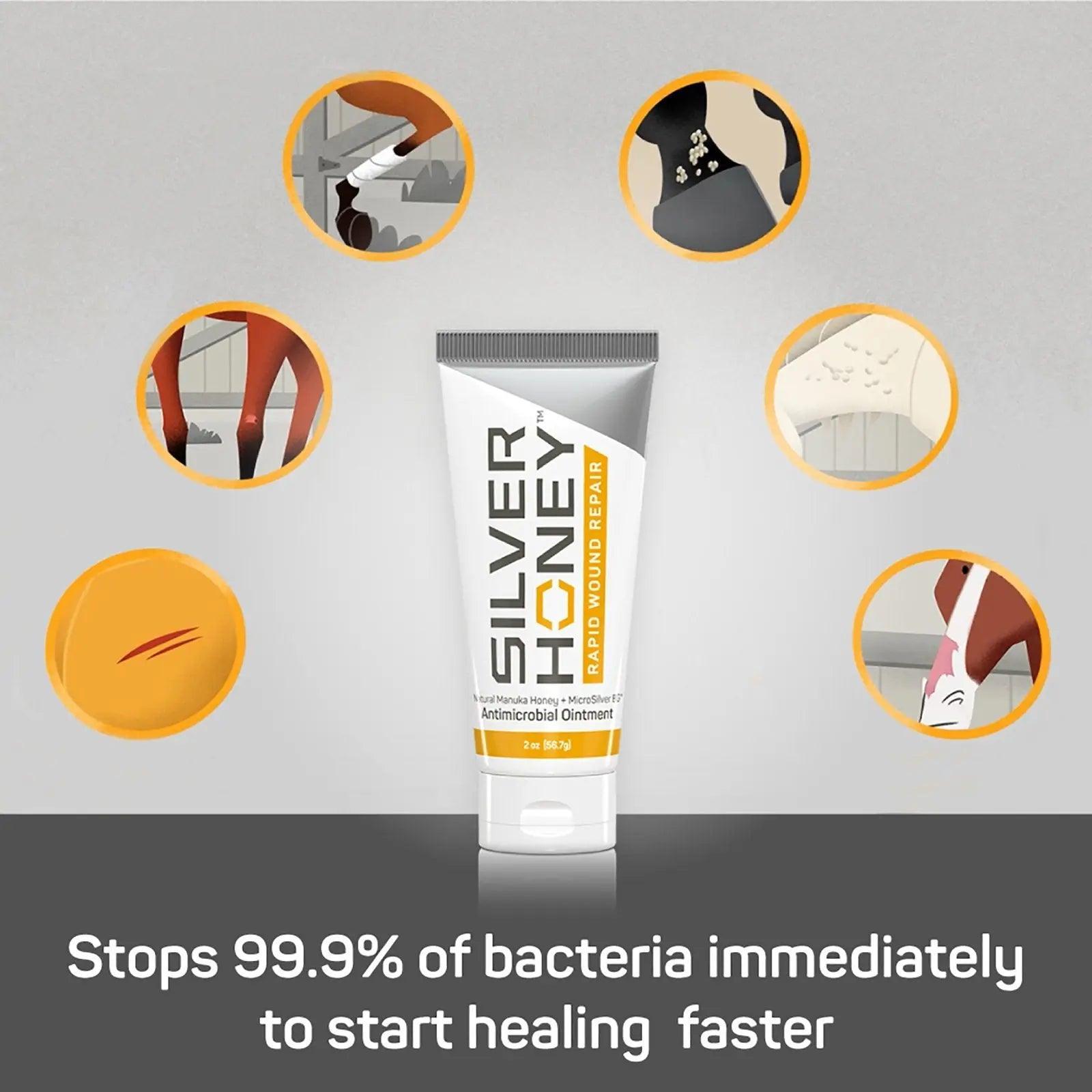 Absorbine silver honey rapid wound repair ointment Absorbine