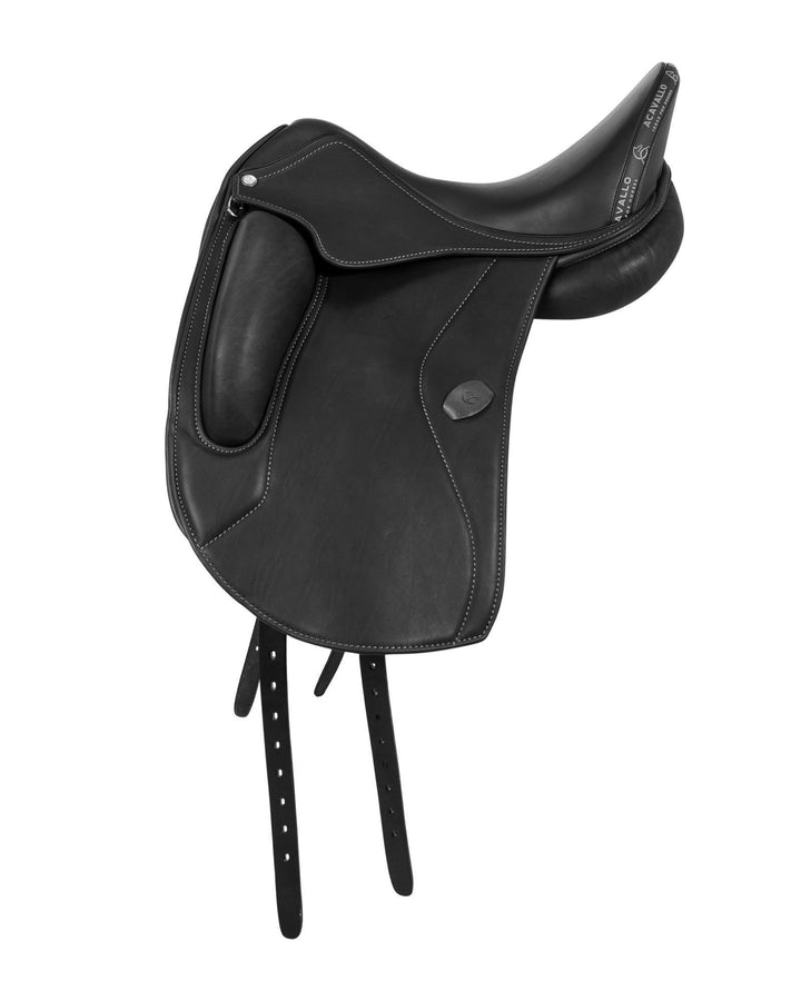 Acavallo Perugino dressage saddle short knee blocks AC 9175 - HorseworldEU