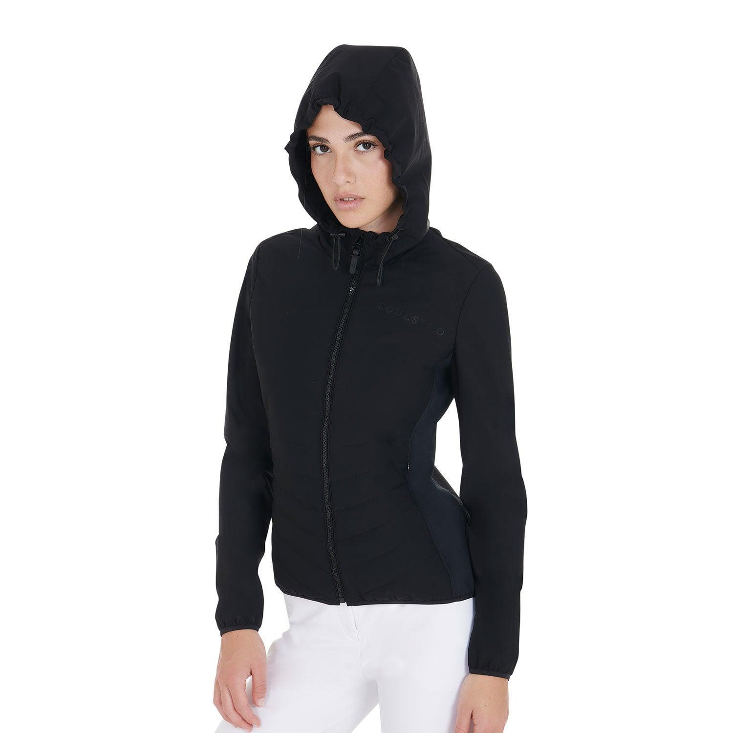 Equestro women's down jacket in technical blend - HorseworldEU