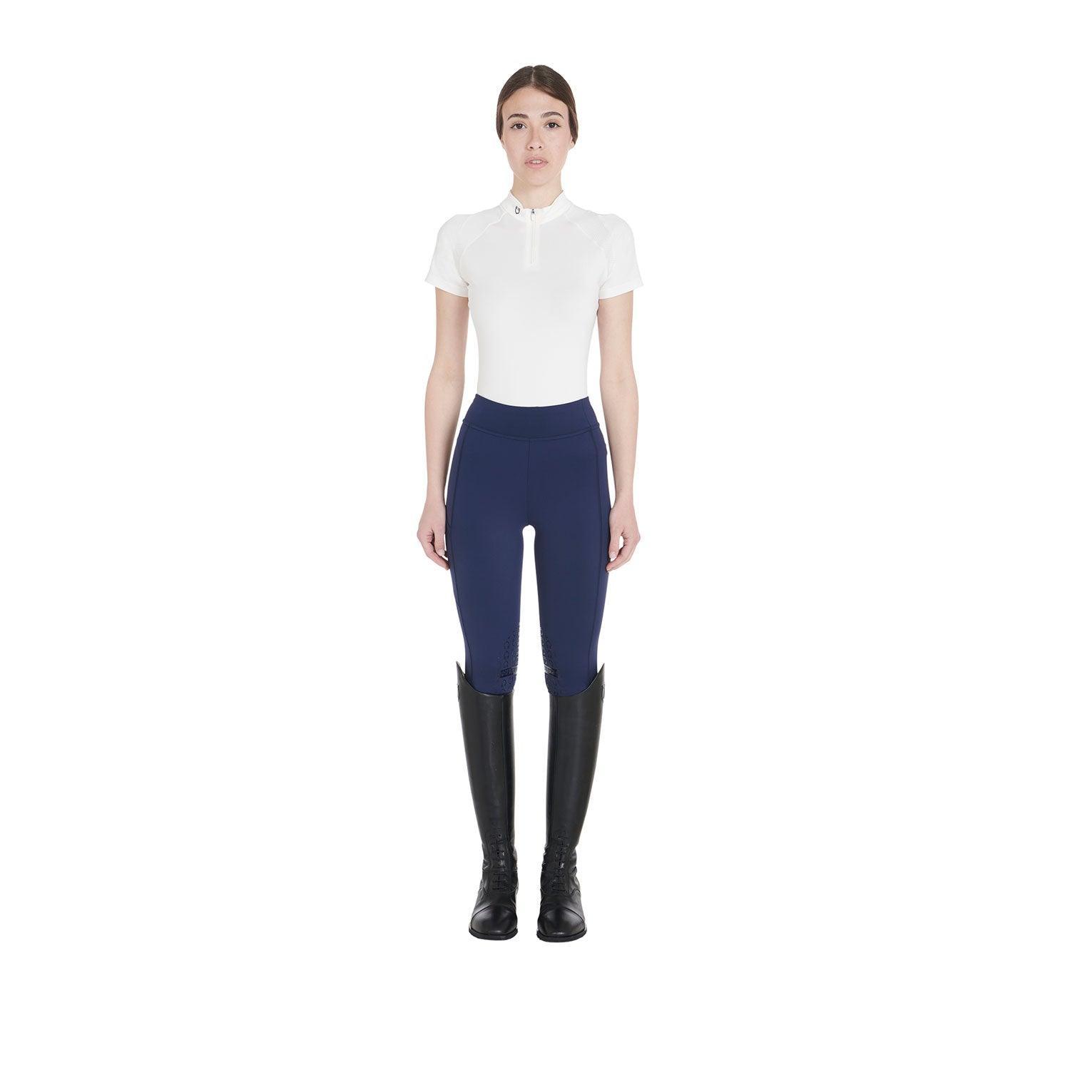 Equestro women's slim fit leggings light stretch fabric - HorseworldEU