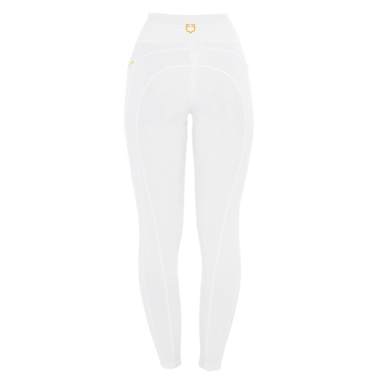 Equestro women's slim fit leggings micro mesh inserts - HorseworldEU