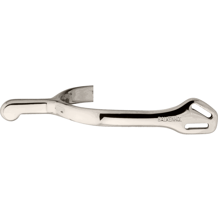 Herm. Sprenger Balkenhol spurs for ladies with Balkenhol fastening - German Silver highly polished, 35 mm rounded 47170 - HorseworldEU