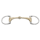 Herm. Sprenger dynamic RS Eggbutt bit with D-shaped rings 16 mm single jointed 40408 - HorseworldEU