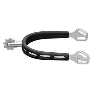 Herm. Sprenger ULTRA fit EXTRA GRIP spurs with Balkenhol fastening - Stainless steel, 30 mm rounded Herm. Sprenger