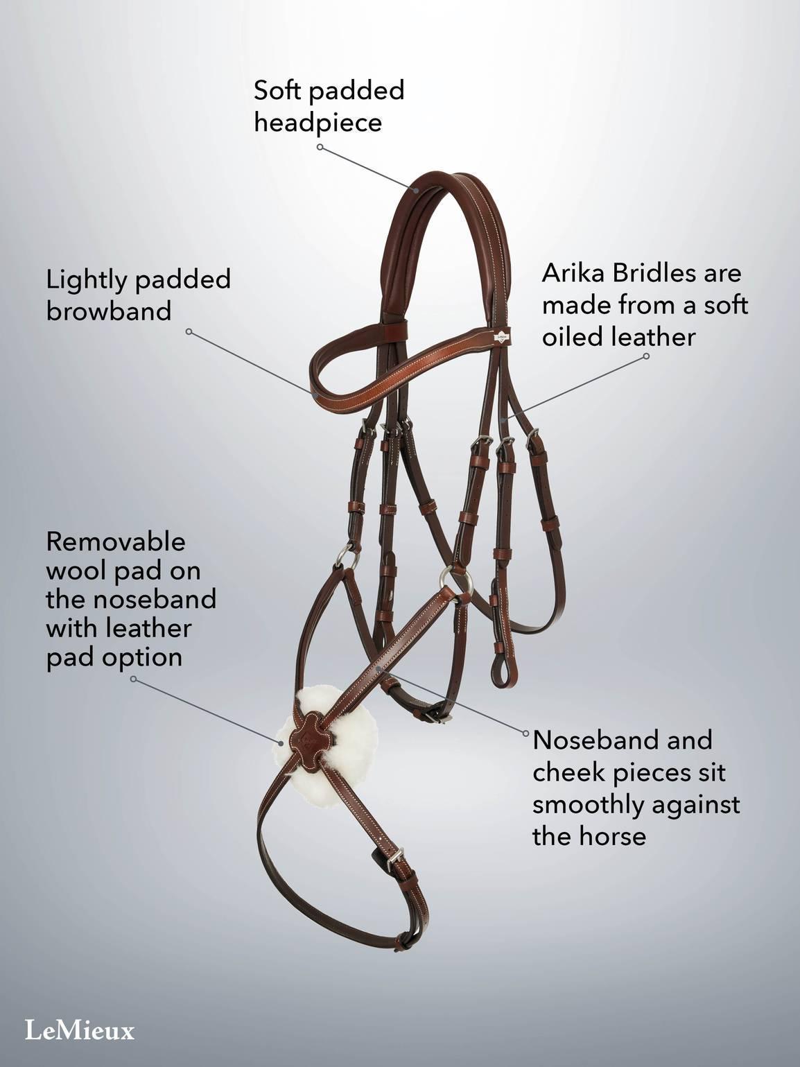LeMieux Arika Grackle bridle - HorseworldEU