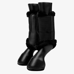 LeMieux Fleece Edged mesh brushing boots Lemieux