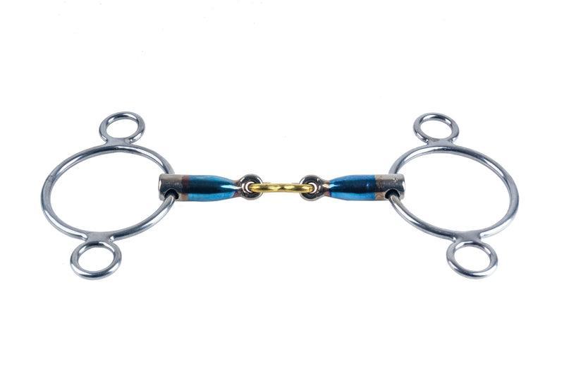 Trust sweet iron 3 ring (pessoa) bit - HorseworldEU